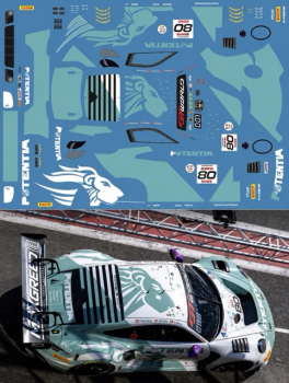 Decal Porsche 911 GT3-R Lionspeed GP GTWC Europe Endurance Cup 2026 #80 FFSFD1019v011 SCALE 1/32